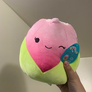 BNWT 8" Pink tulip flower squishmallow